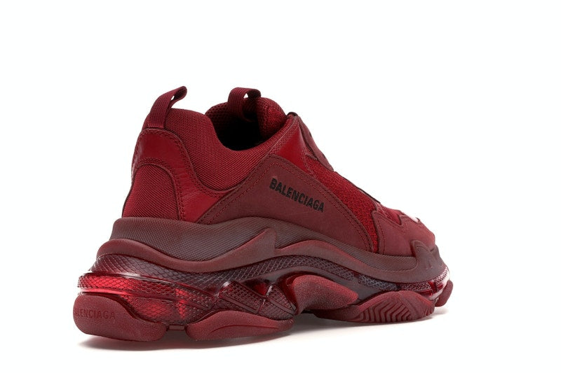 Balenciaga Triple S Burgundy Red