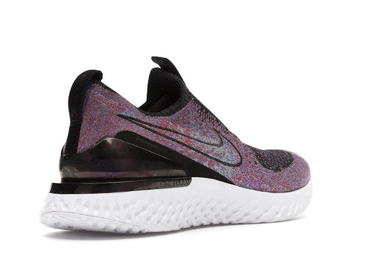 Nike Epic React Moc Flyknit Black University Red Hyper Jade