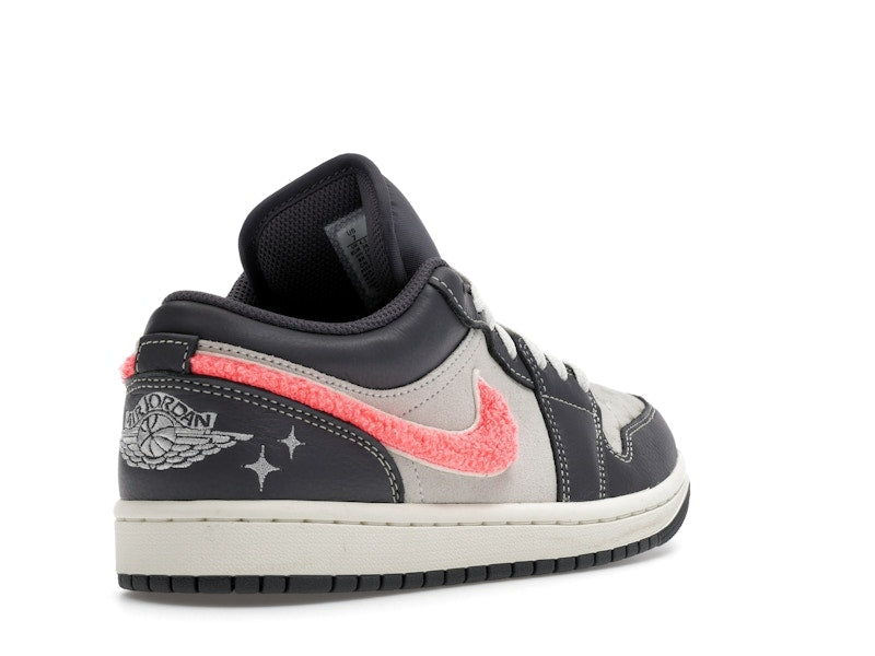 Jordan 1 Low Light Graphite Hot Punch (Women's)