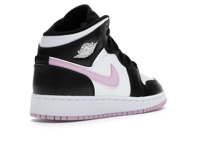 Jordan 1 Mid White Black Light Arctic Pink (GS)