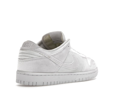 Nike Dunk Low Dover Street Market Triple White Velvet