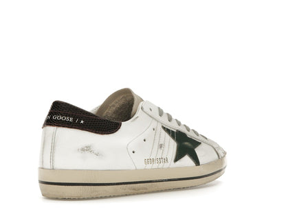 Golden Goose Super-Star White Seedpearl Green