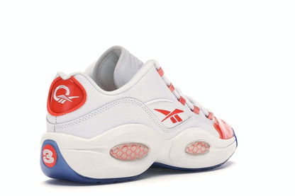 Reebok Question Low Patent Toe Orange