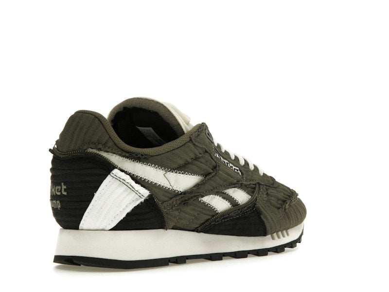 Reebok Classic Leather Pump Market Army Green