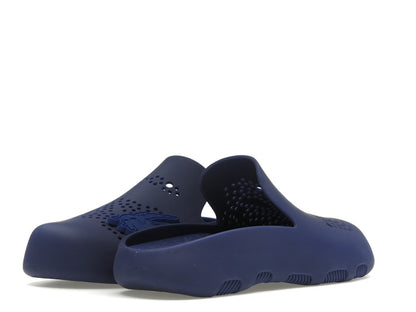 Burberry Stingray Perforated Slides Blue