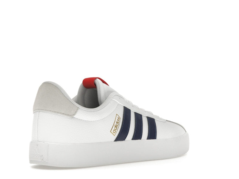 adidas Vl Court 3.0 Cloud White Dark Blue Better Scarlet