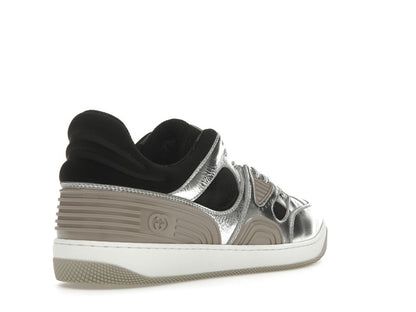 Gucci Basket Low Silver Black
