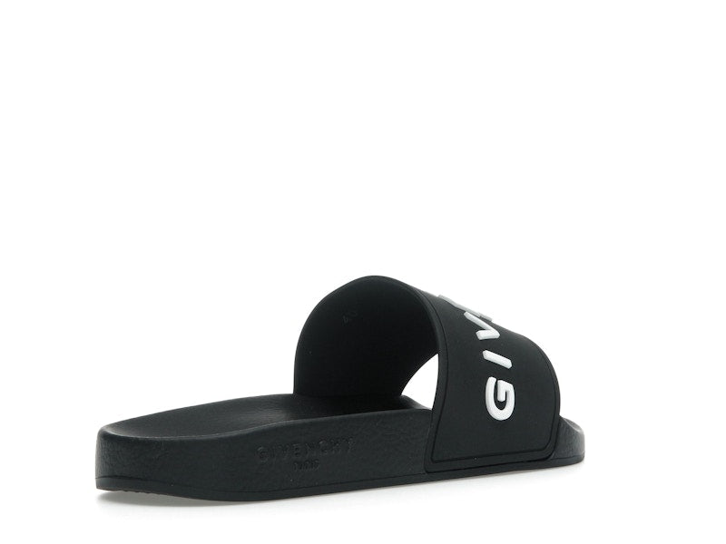 Givenchy Paris Slide Sandals Black