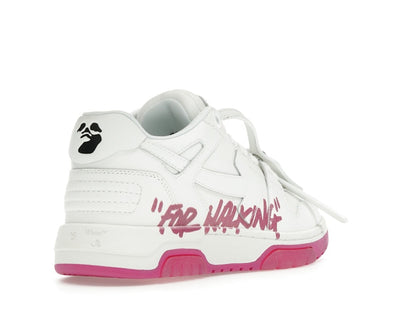 OFF-WHITE Out Of Office Low Tops (W) For Walking Fuschia