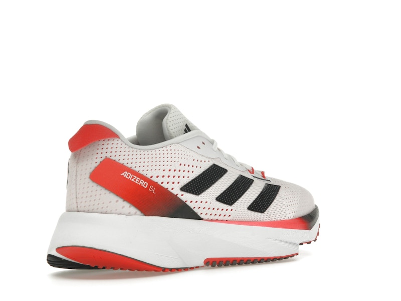 adidas Adizero SL Cloud White Core Black Bright Red