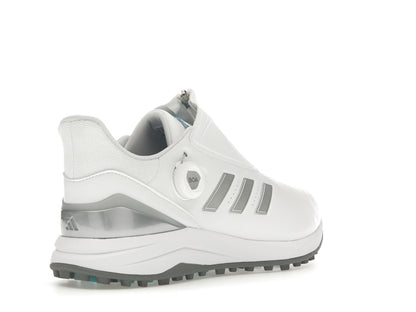 adidas Solarmotion BOA 24 Spikeless Golf Cloud White Silver Metallic Blue Burst