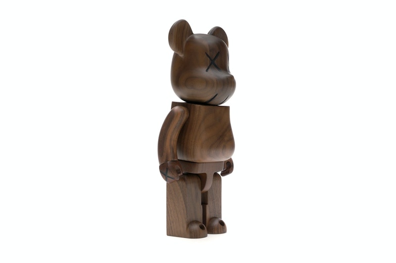 Bearbrick WORLD WIDE TOUR KAWS (Karimoku Wood) 400% Wood
