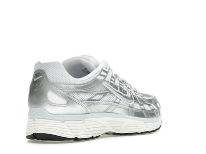 Nike P-6000 White Blue Tint Sail Metallic Silver (Women's)