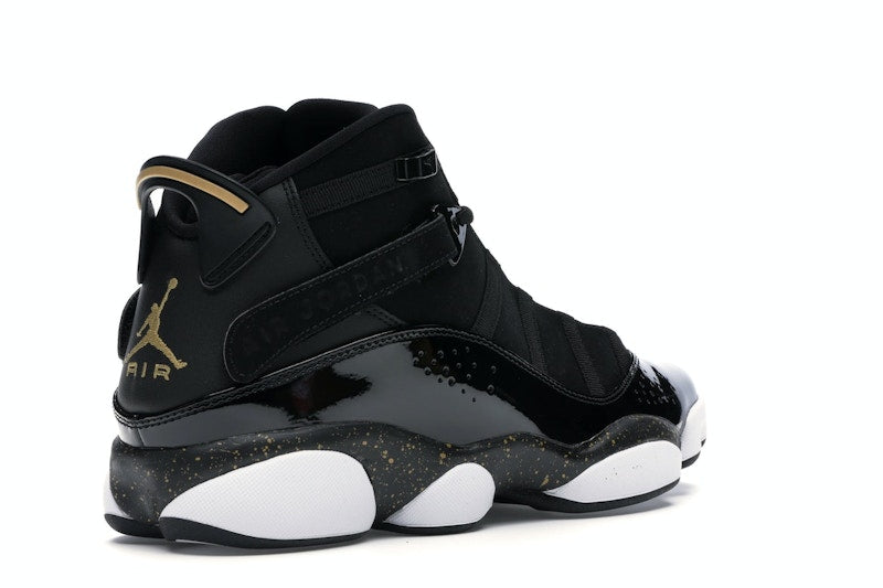 Jordan 6 Rings Black Metallic Gold White