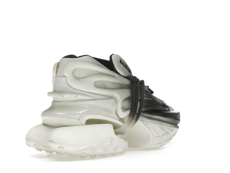 Balmain Unicorn Low-Top White Black Gradiant