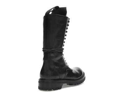 Rick Owens Army Laced Boot Black
