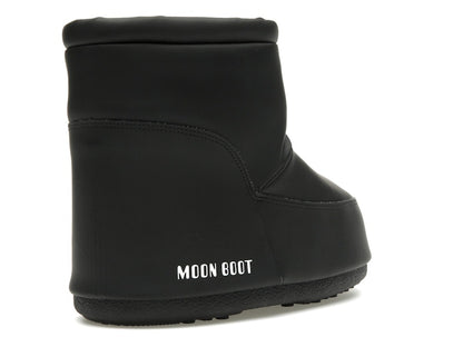 Moon Boot No Lace Rubber Boot Black