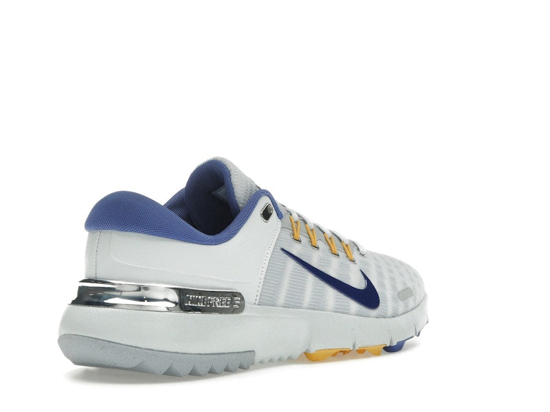 Nike Free Golf Pure Platinum University Gold Wolf Grey Astronomy Blue