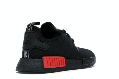adidas NMD R1 Core Black Lush Red