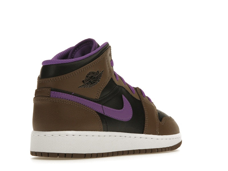Jordan 1 Mid Purple Mocha (GS)