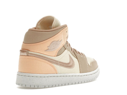 Jordan 1 Mid SE Canvas Khaki (Women's)