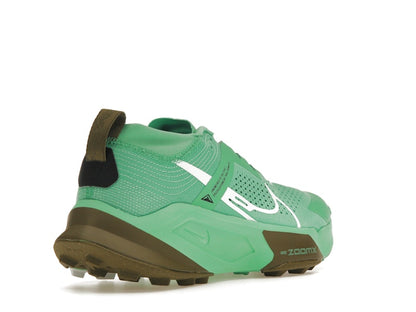 Nike ZoomX Zegama Trail Spring Green Olive Flak Black White