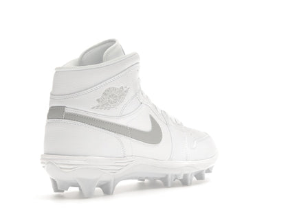 Jordan 1 Mid TD Cleat White Grey Fog