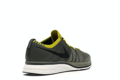 Nike Flyknit Trainer Cargo Khaki Bright Citron