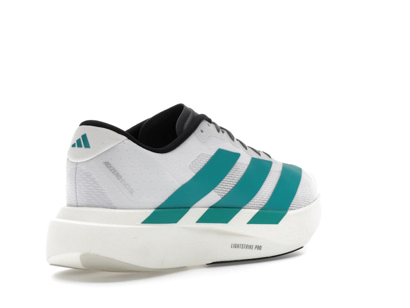 adidas Adizero Evo SL White Pure Teal