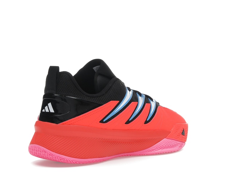 adidas Dame Certified 3 Low Solar Red Core Black Cloud White