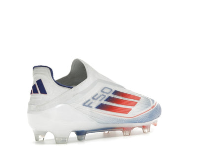 adidas F50 Elite Laceless FG Cloud White Solar Red Lucid Blue