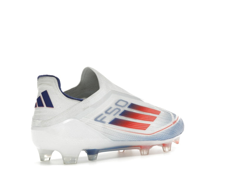adidas F50 Elite Laceless FG Cloud White Solar Red Lucid Blue