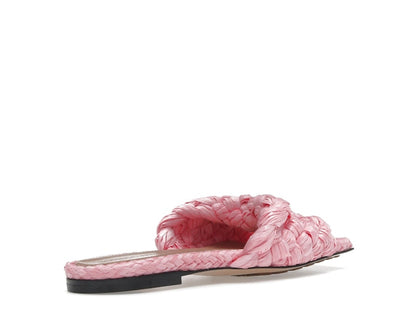 Bottega Veneta Raffia Stretch Flat Sandals Blossom (Women's)