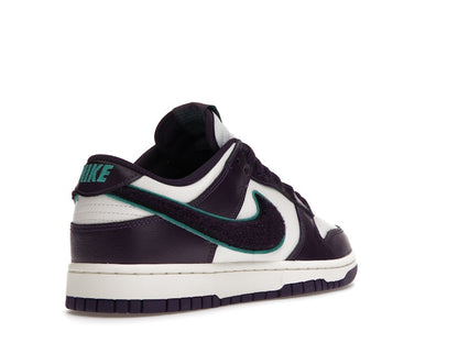 Nike Dunk Low Chenille Swoosh Sail Grand Purple