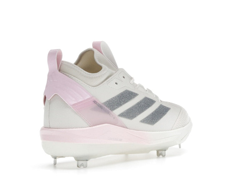 adidas Adizero Instinct+ 2.0 Chalk White Silver Metallic Clear Pink (Women's)