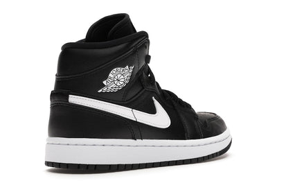 Jordan 1 Mid Black White (Women's)