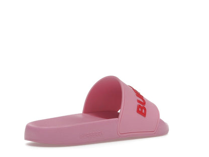 Burberry Embossed Logo Slides Bubblegum Pink (Women's)