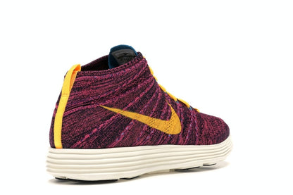 Nike Lunar Flyknit Chukka Grand Purple Laser Orange