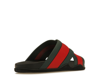 Gucci Web Slide Black Rubber (Women's)