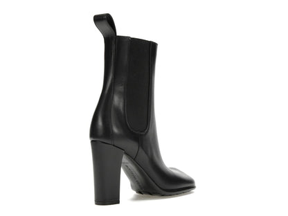 Bottega Veneta Storm Moulded Toe Leather Chelsea Boot Black (Women's)