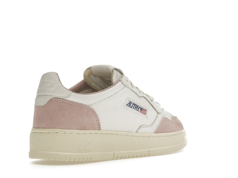 Autry Medalist Leather Low White Powder (Women's)