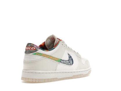 Nike Dunk Low White Multi-Color Paisley (GS)