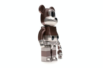 Bearbrick x Undefeated x Disney Mickey Mouse 90th Anniversary 100% & 400% Set Copper/Black