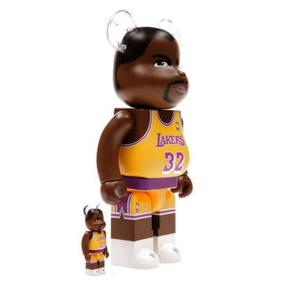 Bearbrick NBA Magic Johnson (Los Angeles Lakers) 100% & 400% Set
