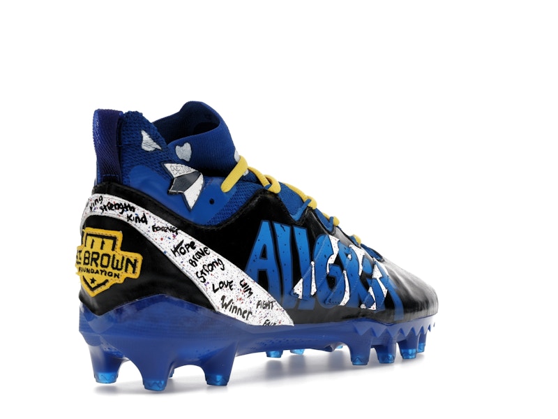 Amon-Ra St. Brown "My Cause My Cleats" Game-Worn, Signed Cleats & Jersey Bundle (Size 12)