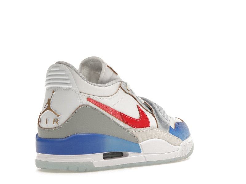 Jordan Legacy 312 Low White Game Royal University Red