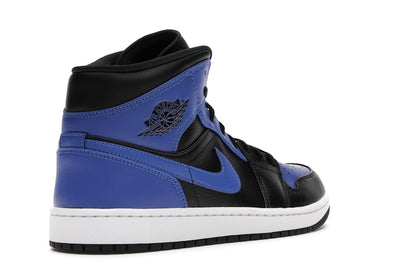 Jordan 1 Mid Hyper Royal Tumbled Leather