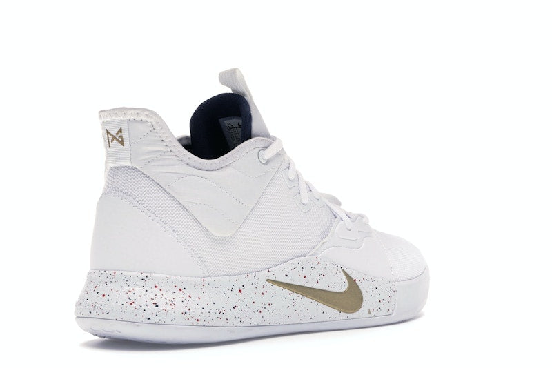 Nike PG 3 White Gold Navy