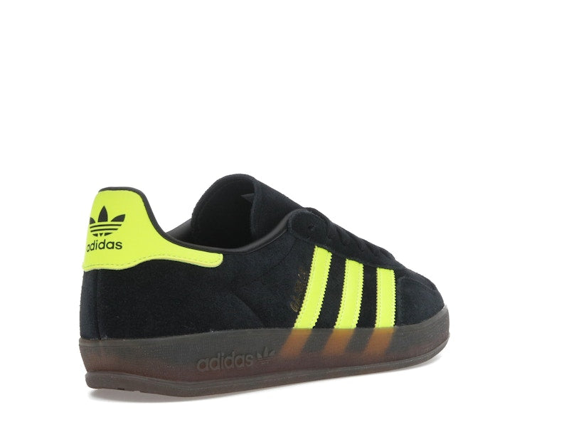 adidas Gazelle Indoor Core Black Solar Yellow Cloud White