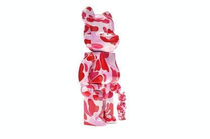 Bearbrick A Bathing Ape ABC Camo 100% & 400% Set Pink